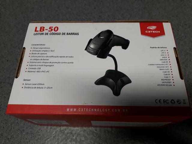 Black Friday 20% de DESCONTO Leitor de Código de Barras C3Tech LB50 - Foto 2