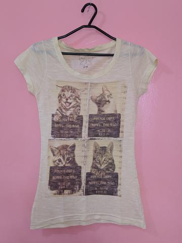Camisa de gatinhos Bluesteel