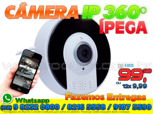 Câmera IP 360 Graus Wifi -Fazemos Entregas