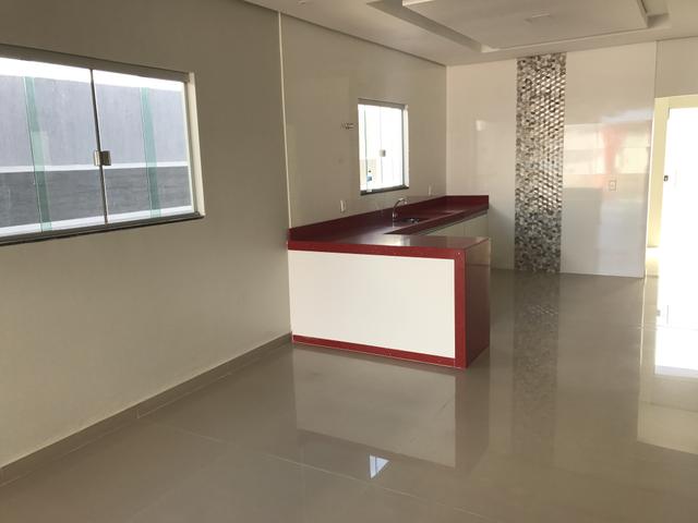Linda casa de 3 qts, suíte, porcelanato no Setor de Mansões de Sobradinho - Foto 8