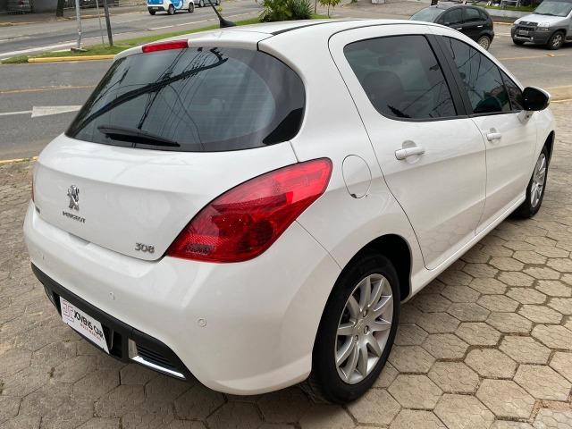 Peugeot 308 2013 Branco 1.6 impecável lindo na cor da moda - Foto 7