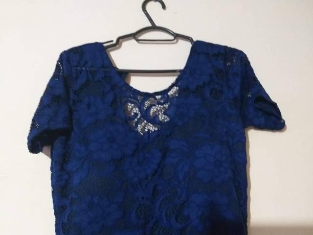 Vestido sereia usado 1 vez - Foto 2