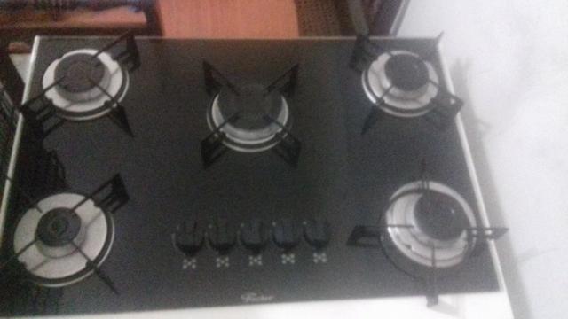Fogão cook top novo com balcão