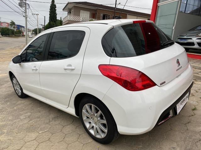 Peugeot 308 2013 Branco 1.6 impecável lindo na cor da moda - Foto 9