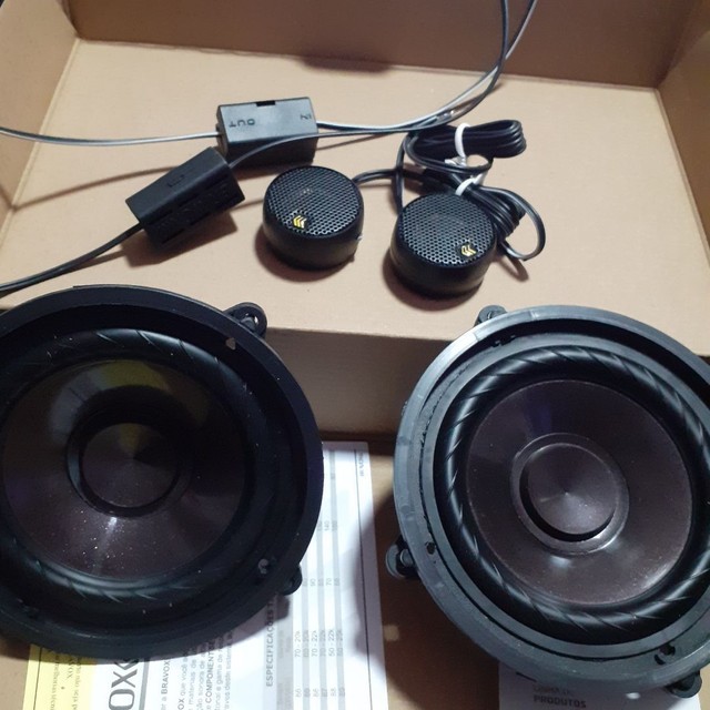Kit 2 vias. Bravox Premium. CS50P.  5". 60RMS. Garantia. Novo. Instalado.  - Foto 4