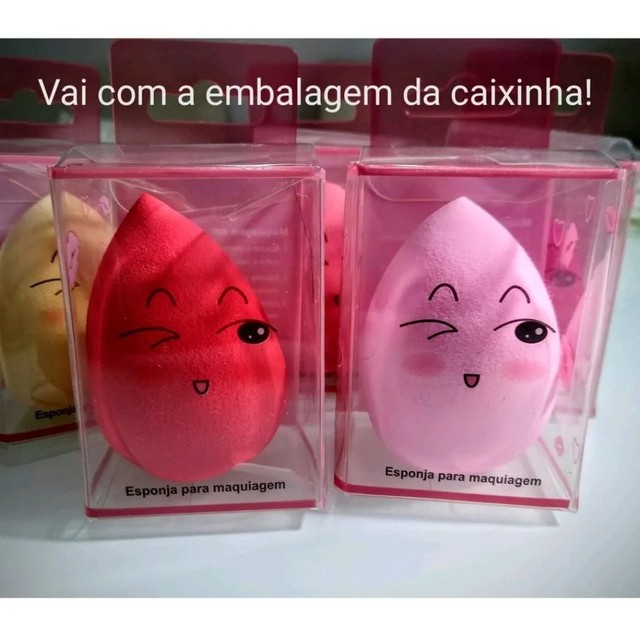 Esponja Gota Para Rosto E Maquiagem/Para Base/Corretivo/Contorno/Skin Care - Foto 2