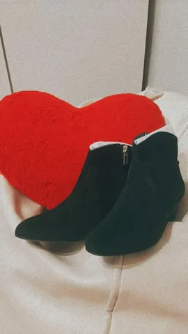 ankle boot bota schutz de camurça preta 37