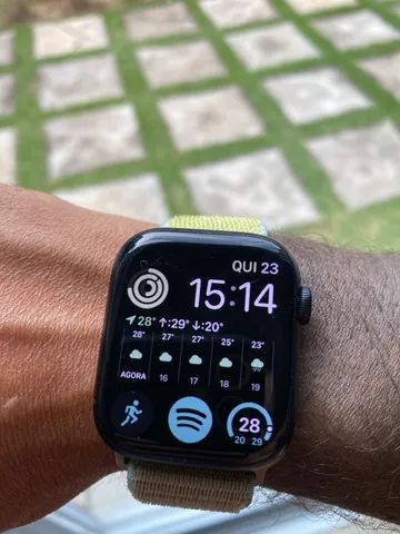 Apple Watch Series 7 GPS 45mm Alumínio Meia-noite