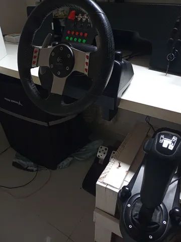 Volante G27 + cambio+ Pedal - Videogames - Parque Saudade, Nova