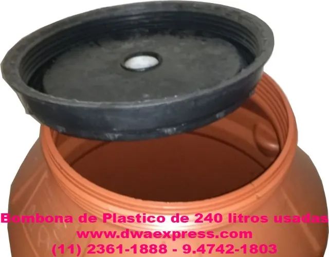 Bombona Tambores Barrica de Plastico de 240 litros (11) 9.4742-1803 - Tampa de Rosca - Foto 2