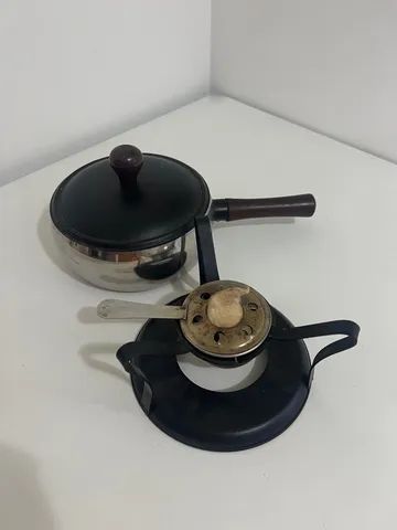 Panela de Fondue Antiga 1980 -  16x8 cms - Foto 3