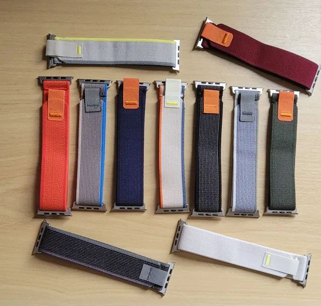 Pulseira Nylon  Loop Trail P/ Apple Watch Ultra 42 44 45 49mm - Foto 4