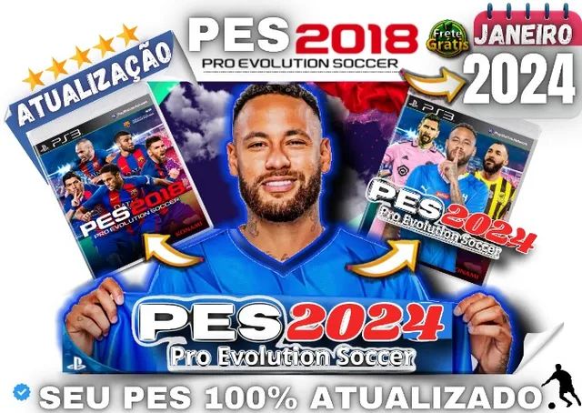 Atualização PES 2018 Para PES 2024 !!!!!