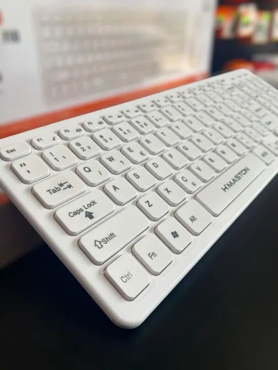 KIT TECLADO COM MOUSE SEM FIO HMASTON KB520 - Foto 5