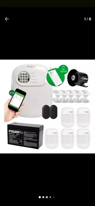 Kit 10 Câmeras de Segurança, cerca elétrica, alarme... - Foto 4