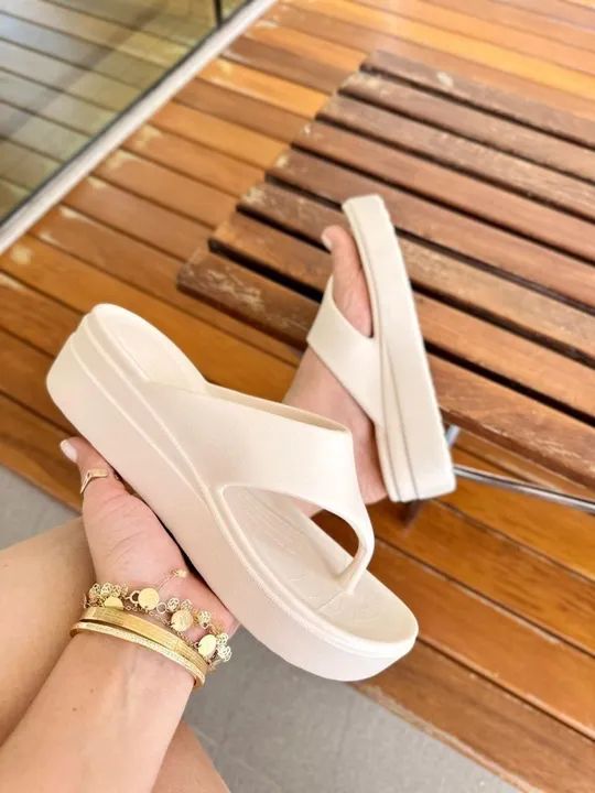 SANDALIA PLATAFORMA EVA FLAT CONFORTÁVEL LEVE PLATAFORMA - 65,00 - Foto 3