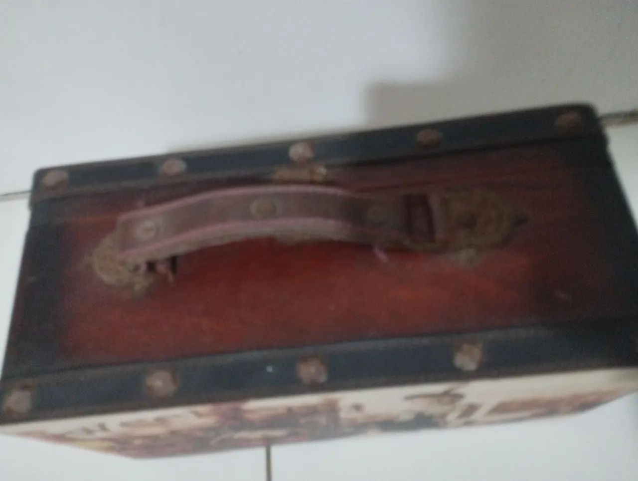 Frasqueira vintage antiguidade - Foto 2