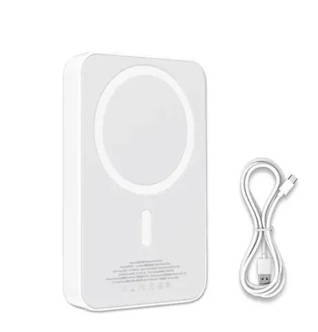 Carregador indução magsafe iphone rocoren 5000 mah