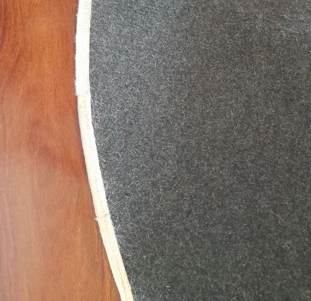 Tapete de couro 1,90 m diâmetro - Foto 2