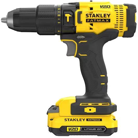 Parafusadeira/Furadeira de Impacto 13mm 20V 1,5Ah Lithium STANLEY-SCD711C2K - Foto 4