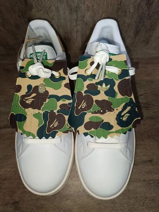 Adidas Stan Smith Golfe x Bape  - Foto 3