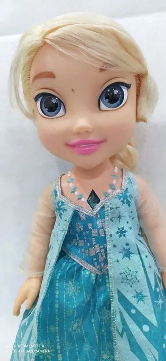 Boneca Elsa Frozen Disney Jakks Pacific Funcionando  - Foto 2