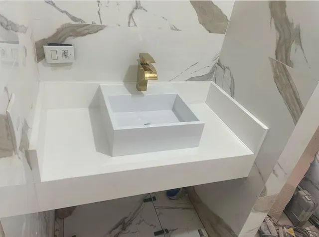 Balcão e pia de porcelanato  - Foto 2