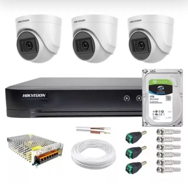kit cameras de segurança instalado garantia de 1 ano