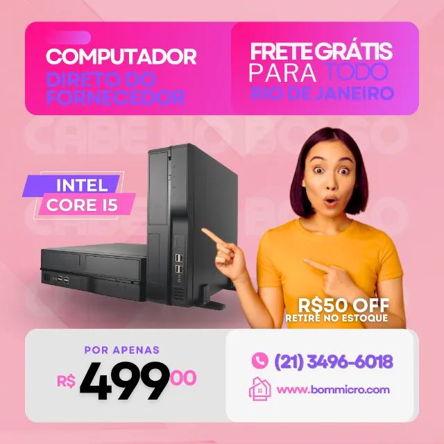Para trabalhar (só CPU) para estudo, trabalho e viagem
