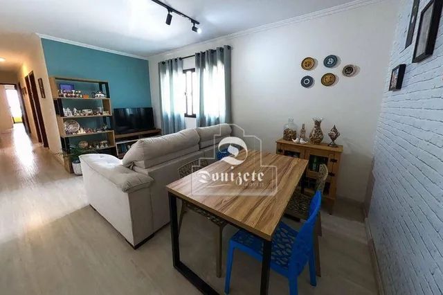 Apartamento com 3 dormitórios à venda, 84 m² - Jardim - Santo André/SP