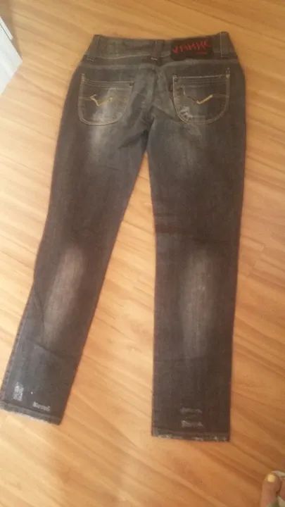 Calça jeans feminina 44 - Foto 2