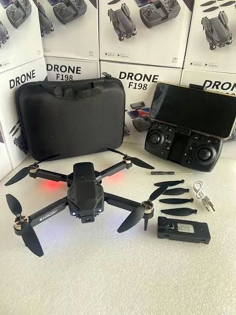 Drone F198 Com Câmera Motor Blushless 