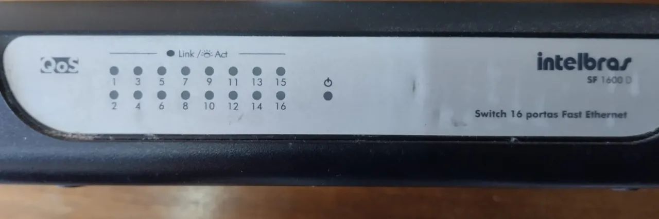 Switch 16 Portas Intelbras Sf 1600d Com Qos - Foto 3