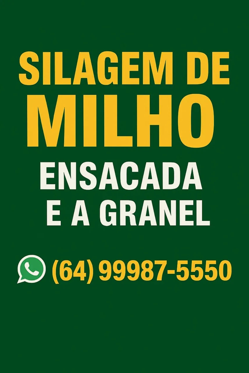 Silagem de Milho Ensacada e a Granel
