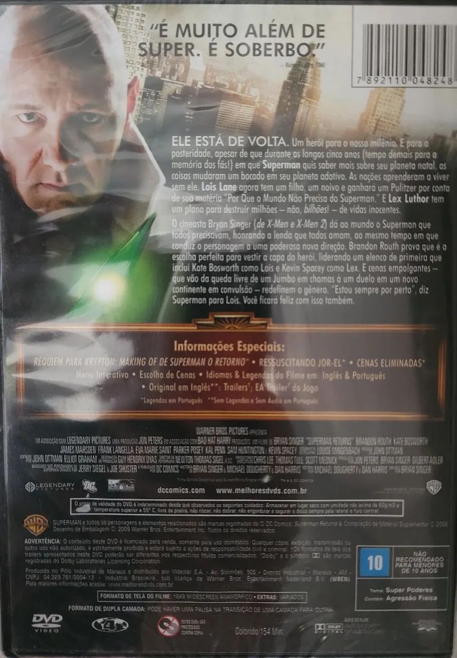 DVD Duplo Superman O Retorno - Edição Especial | LACRADO - Foto 2