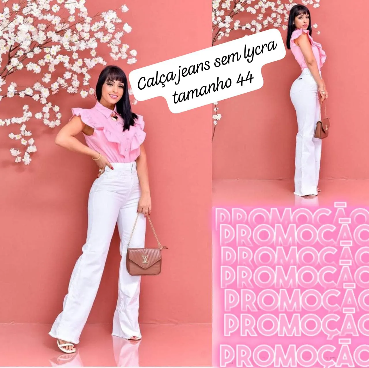 Calça Jeans Sem Lycra Tamanho 44