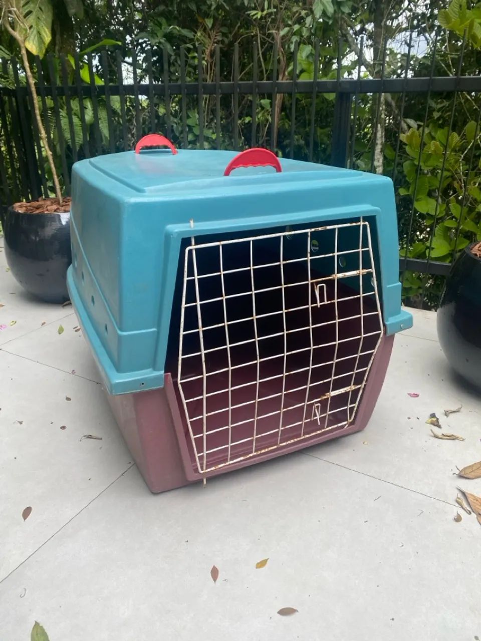 Caixa Transporte Cachorro Grande com rodinhas