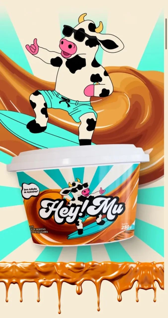 Doce de Leite Hey! Mu 250g - Zero Adição de Açúcar