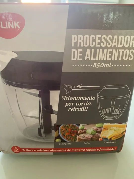 Triturador de Alimentos Manual - Novo - Foto 2