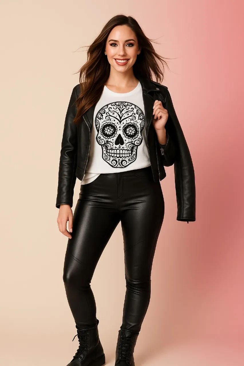 CALÇA FEMININA CIRRE C/ZIPER "SAL ROSA" 