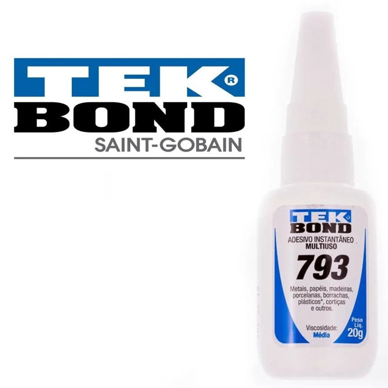 Cola Instantânea Tek Bond 793 - Multiuso - Foto 3