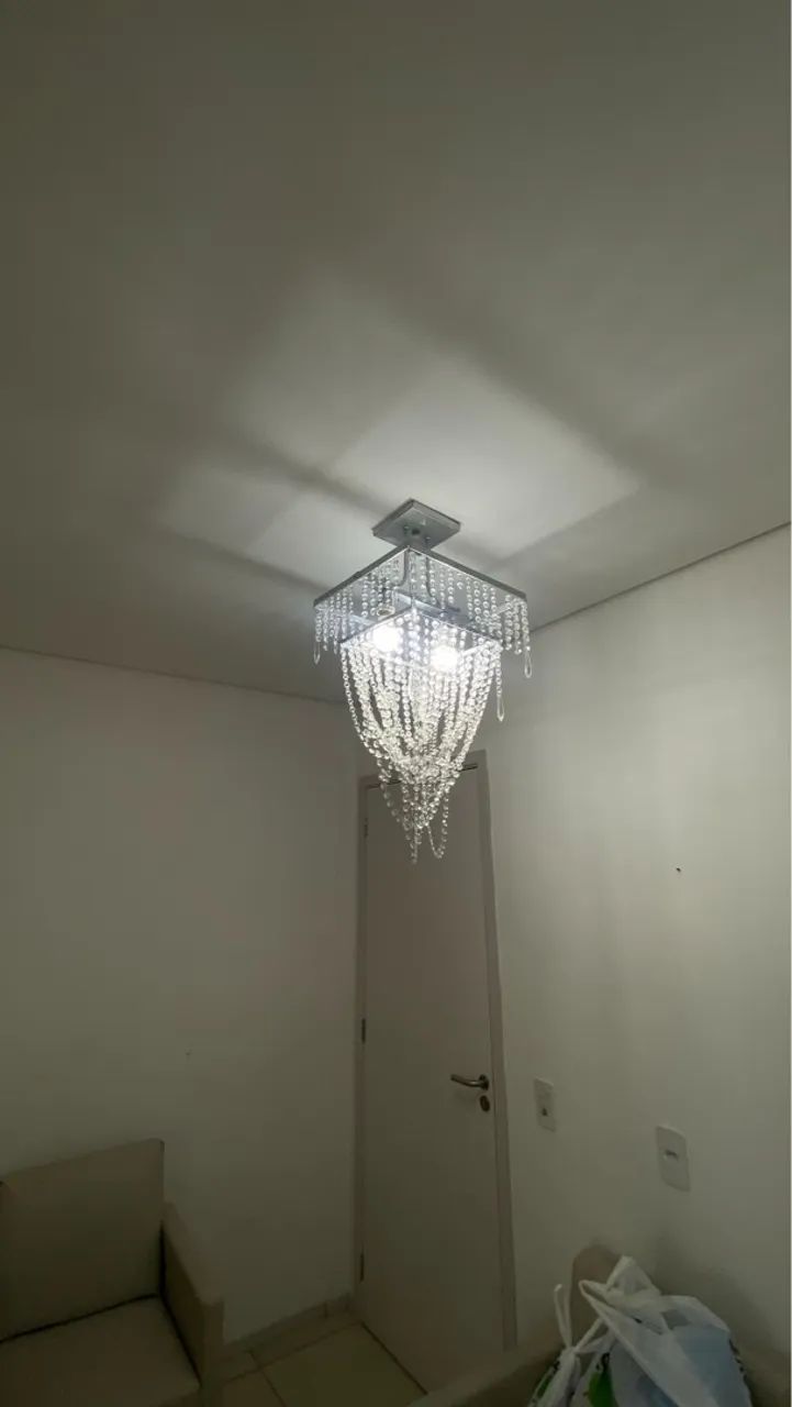 Lustre Moderno de Cristal