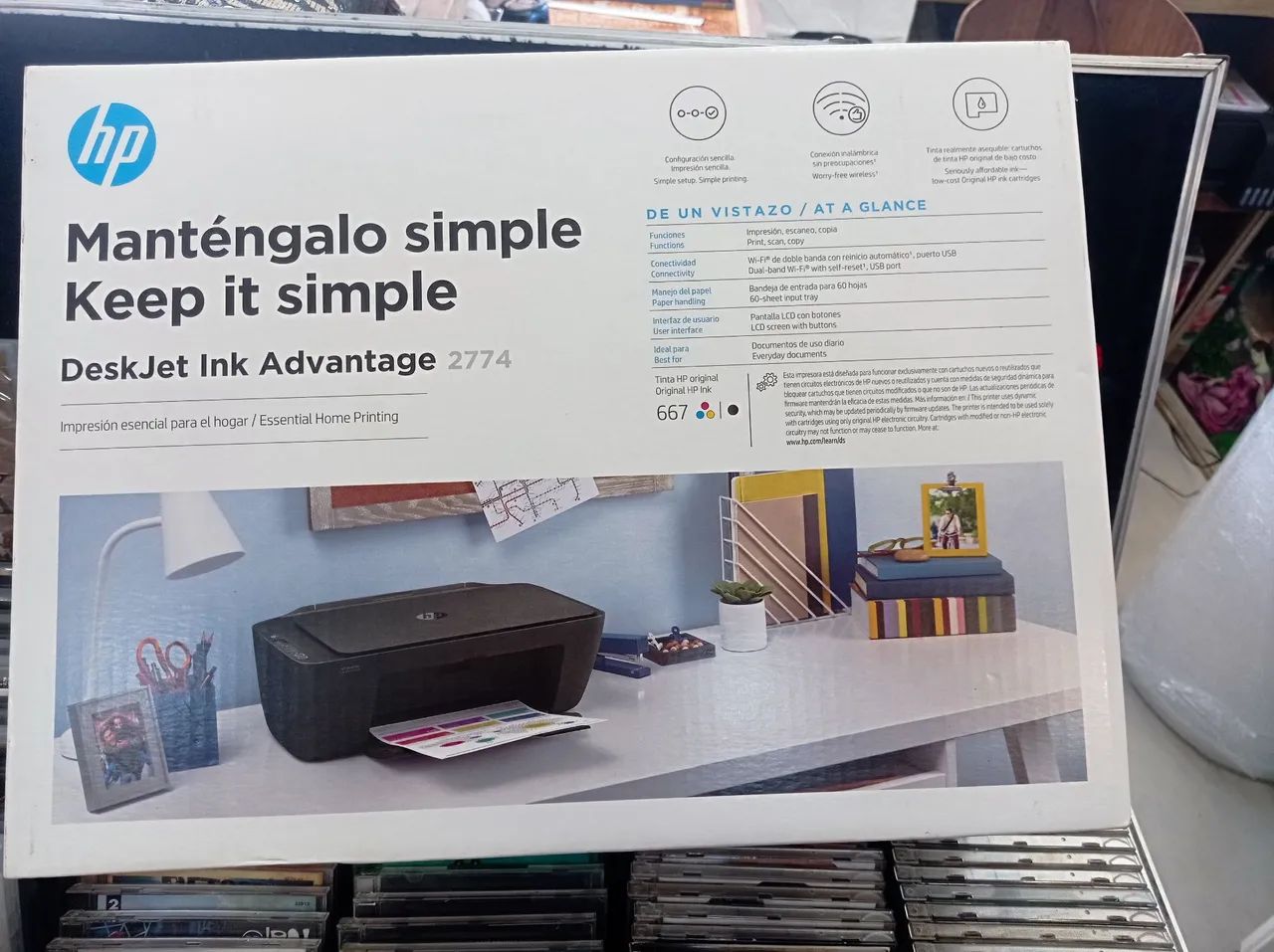 Impressora HP DeskJet Ink Advantage 2774 - Foto 3