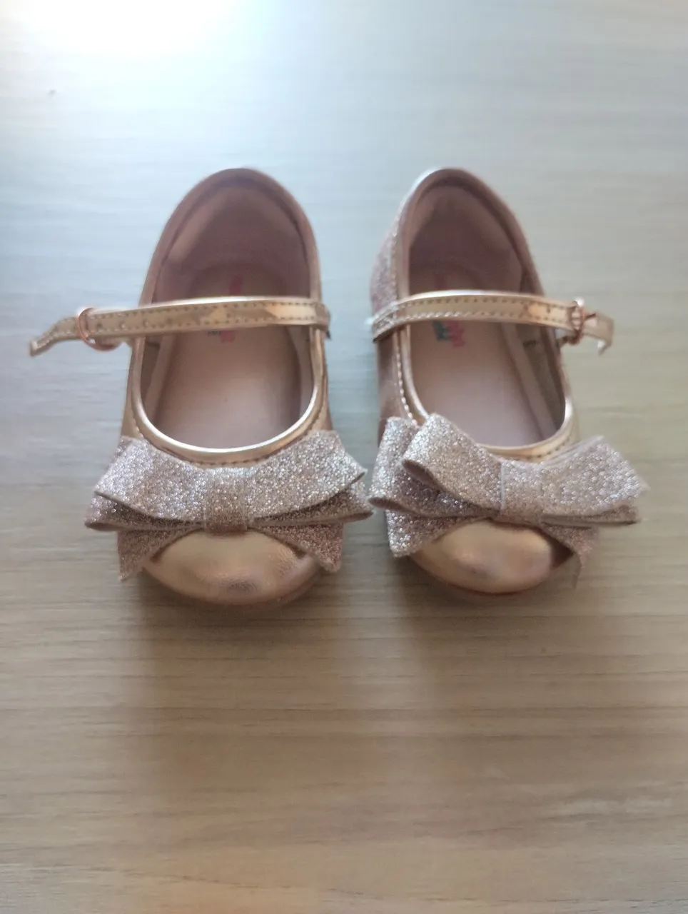 Sandália rose Gold Molekinha baby Tam 19
