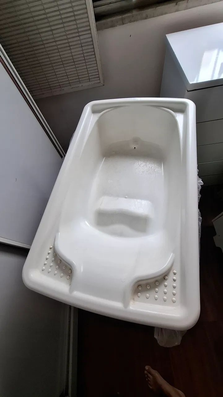 Banheira Burigotto com suporte (130,00) - Foto 4