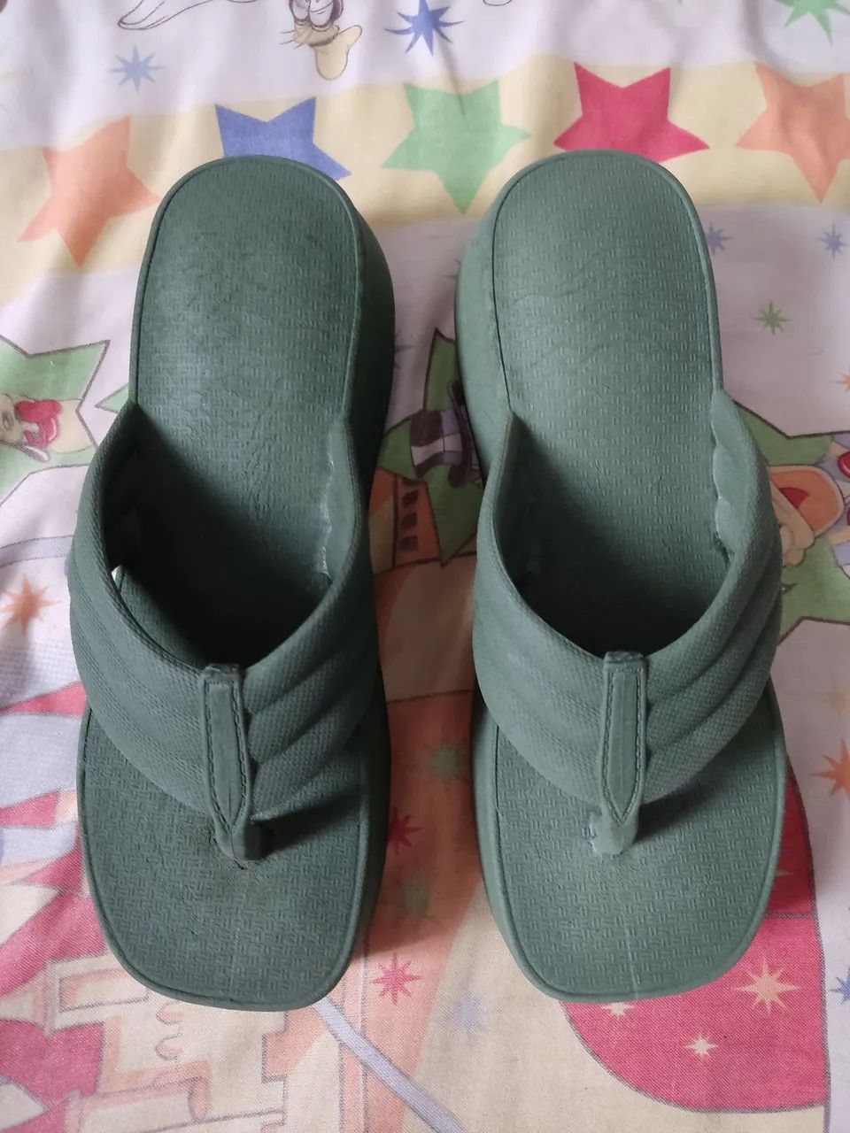 Chinelo Plataforma Verde Delta  - Foto 5