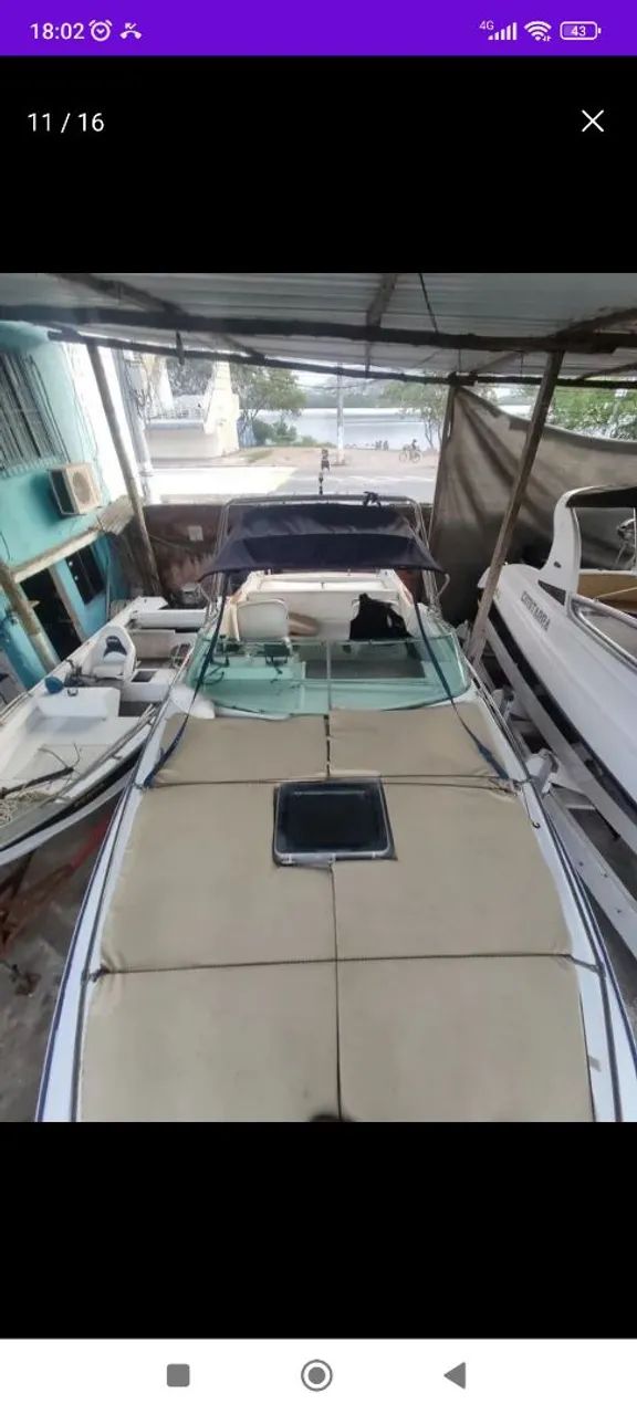 Lancha 25 pés até 12 pessoas diesel - Foto 8