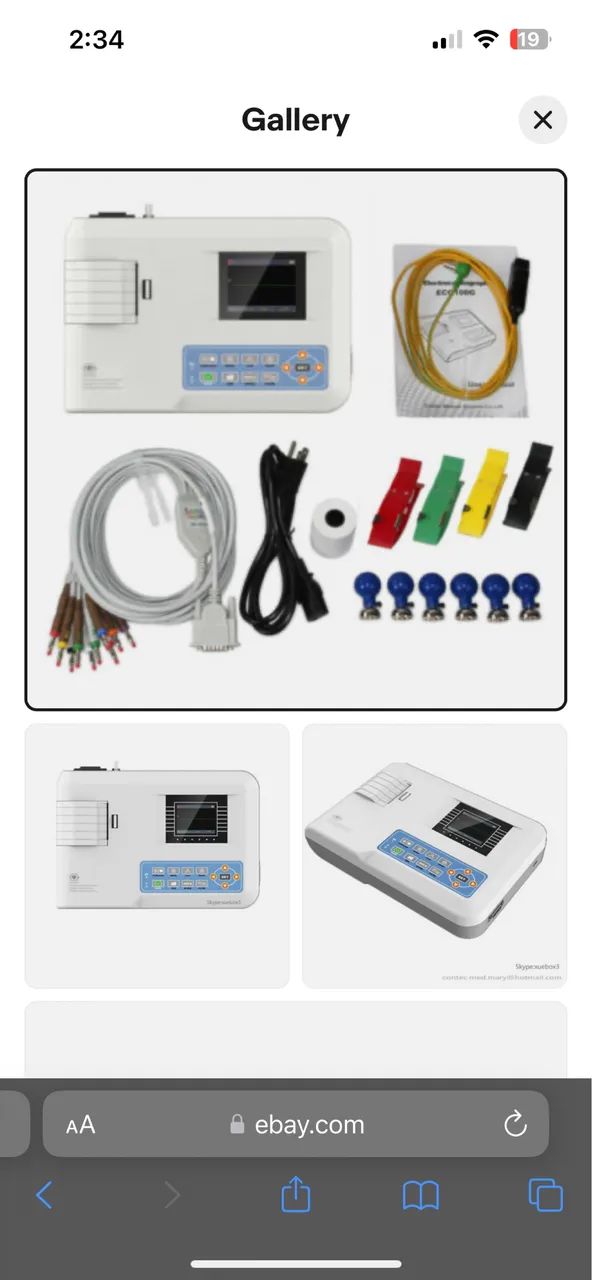 Ecg Portatil contec 