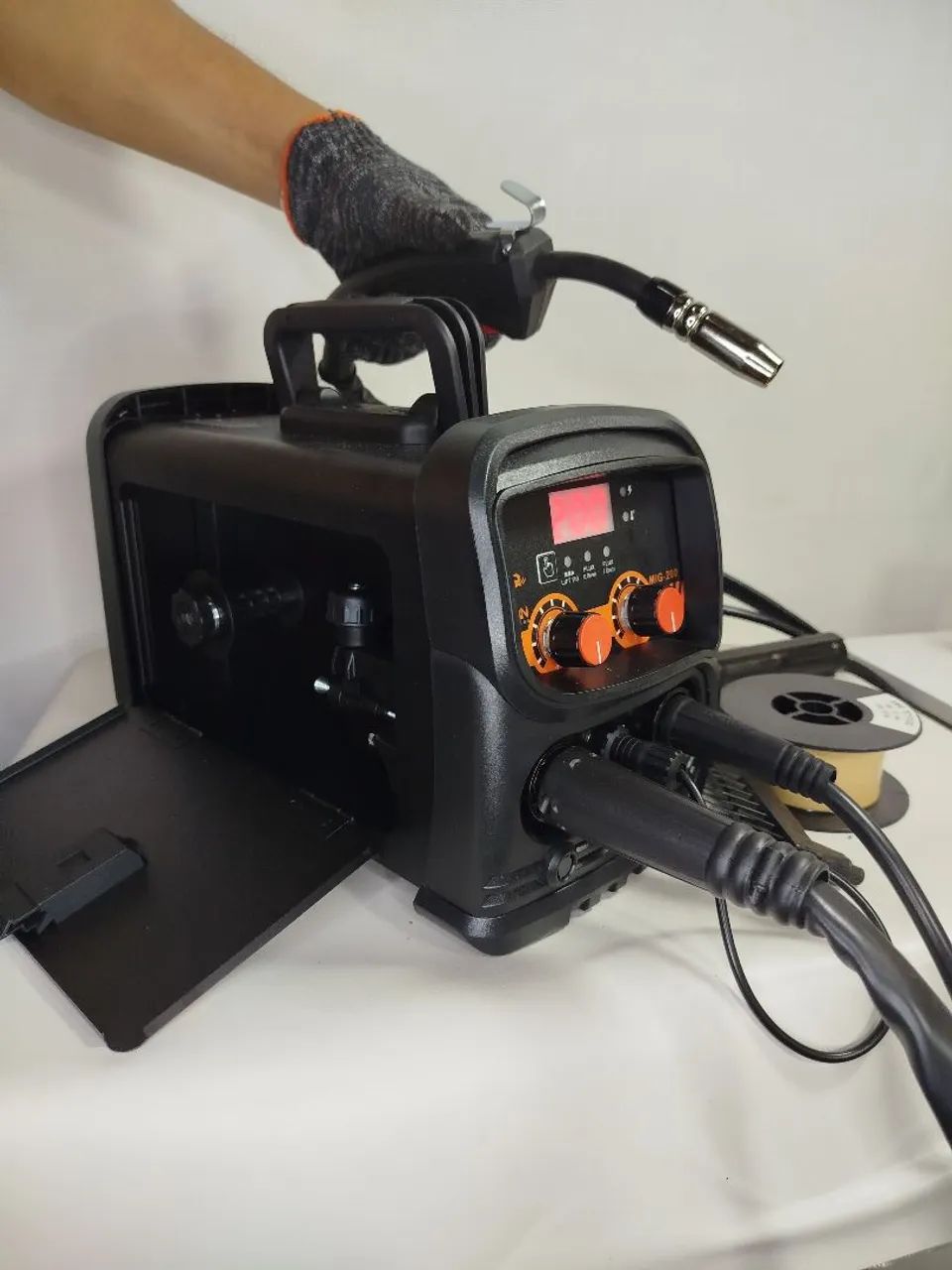 Máquina de Solda MIG sem gás e eletroduto 200A