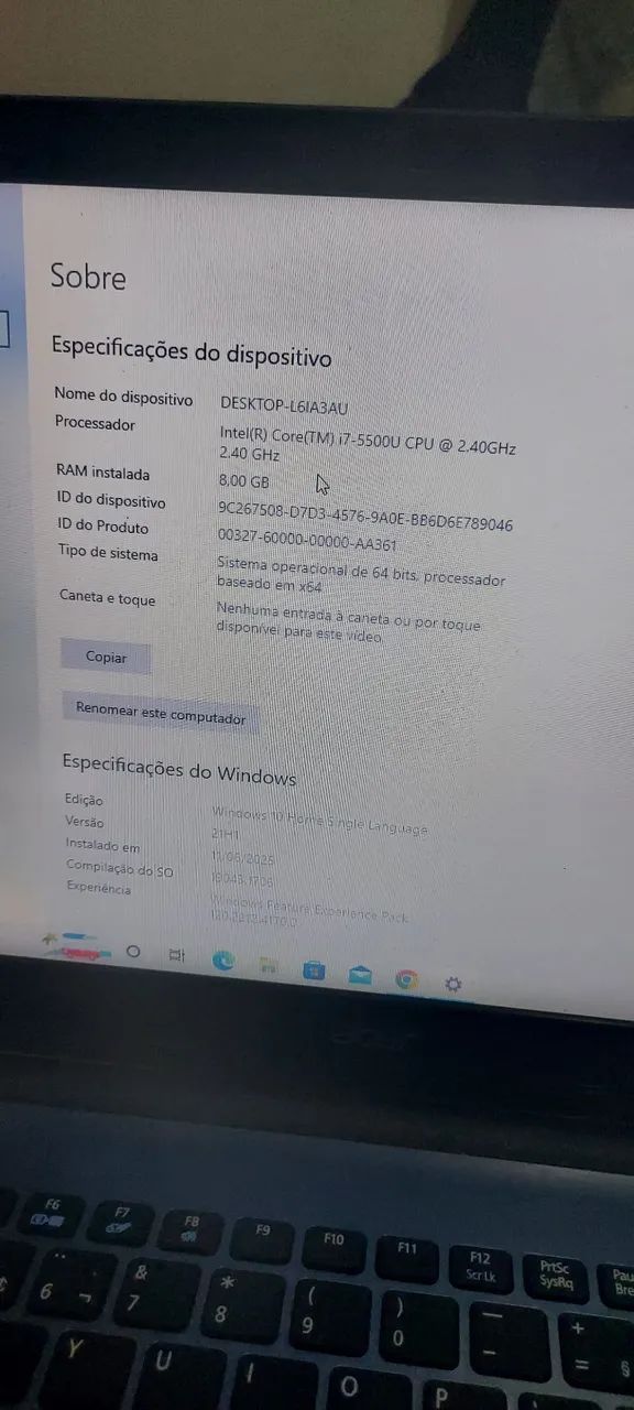Notebook Compacto para Jogos e Trabalho - Foto 5